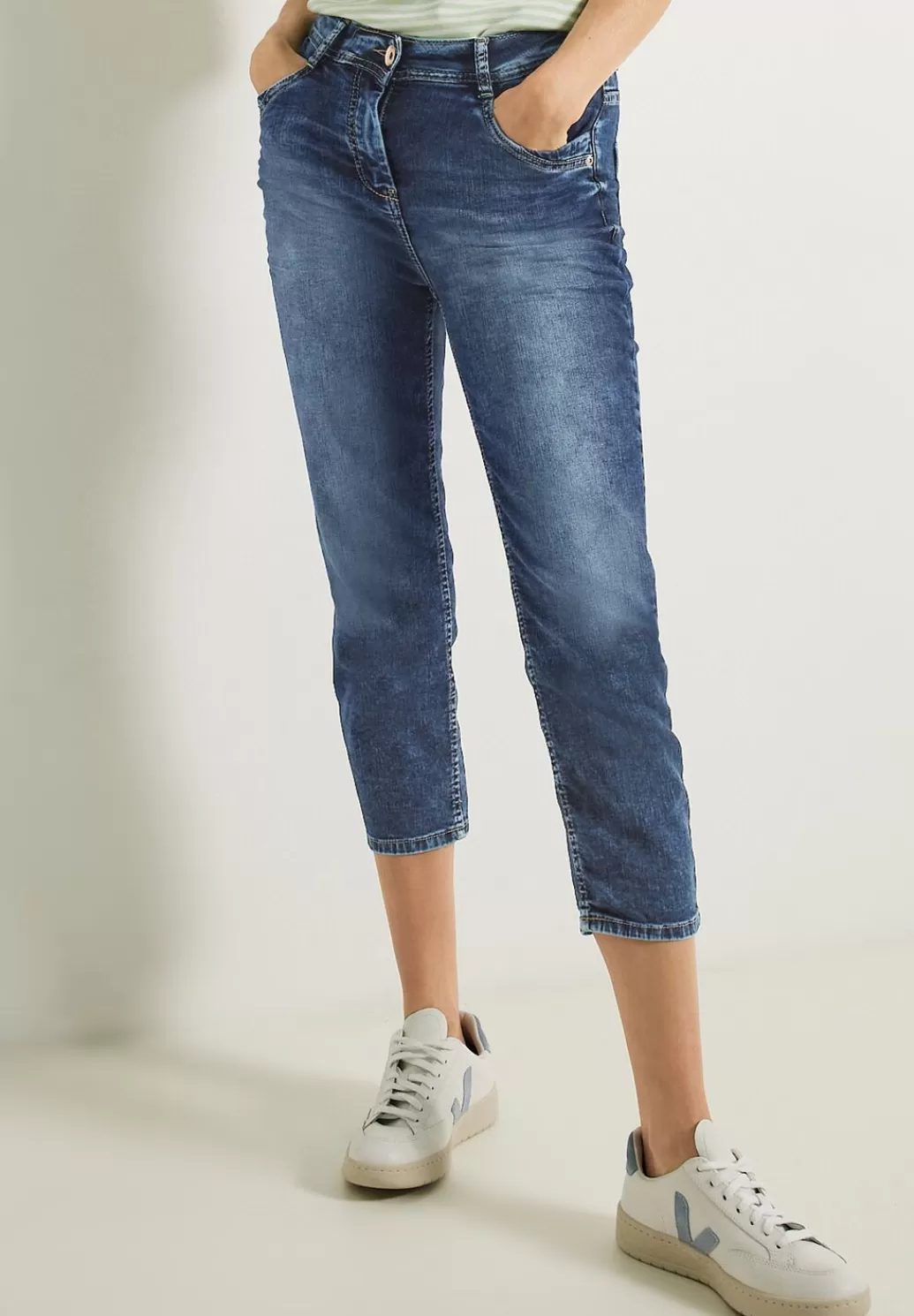 Street One Slim Fit 3/4 Jeans^Damen 3/4 Jeans