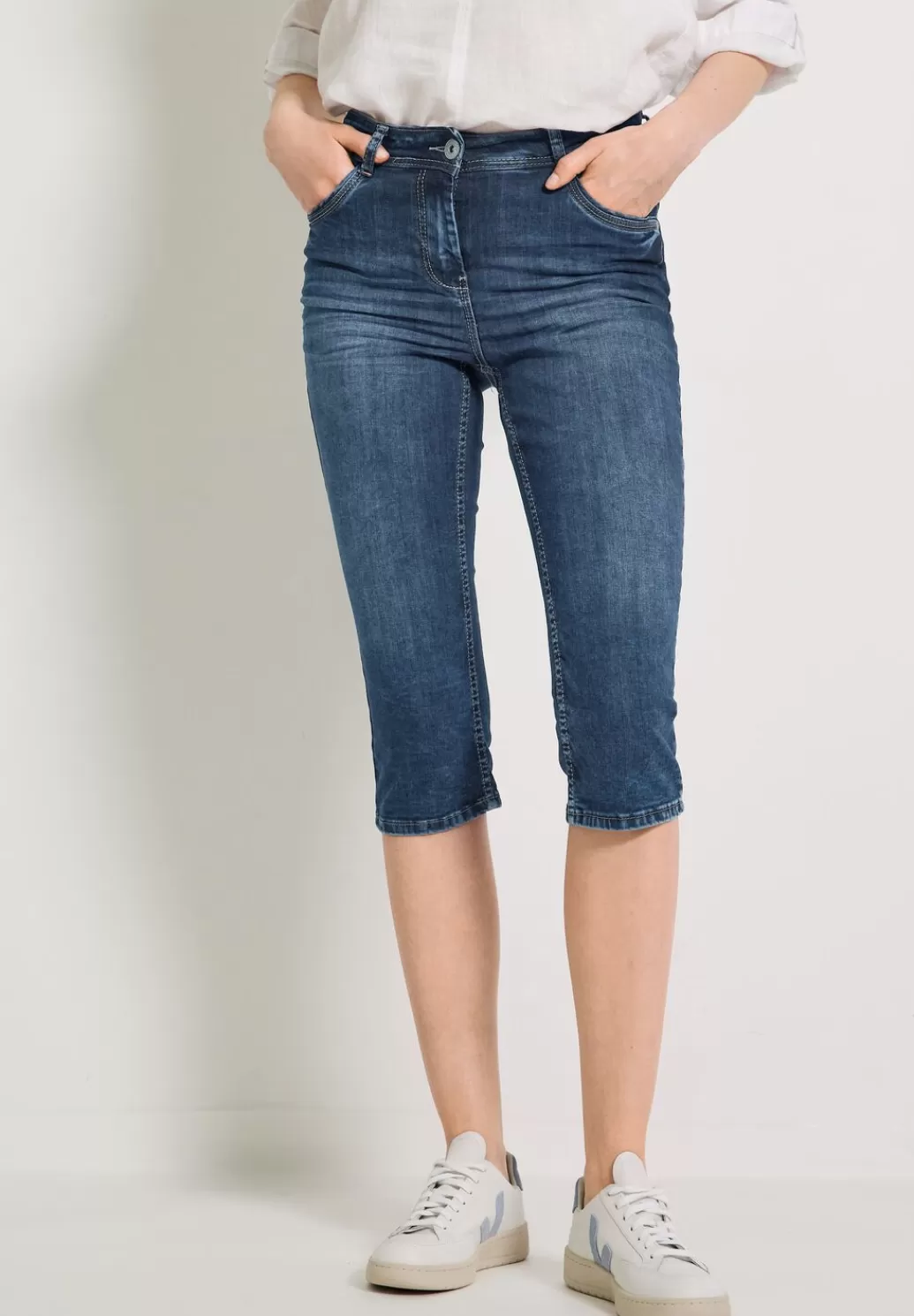 Street One Slim Fit Caprijeans^Damen 3/4 Jeans