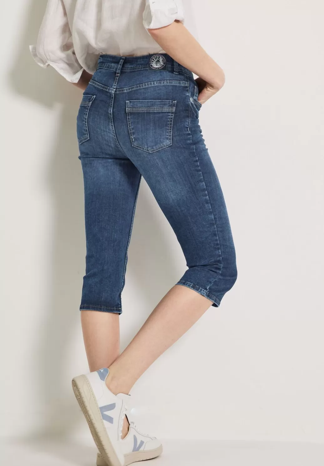 Street One Slim Fit Caprijeans^Damen 3/4 Jeans