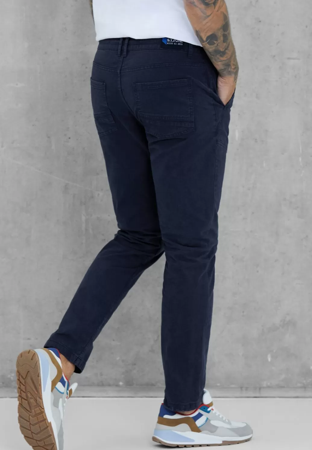 Street One Slim Fit Chinohose^Herren Hosen