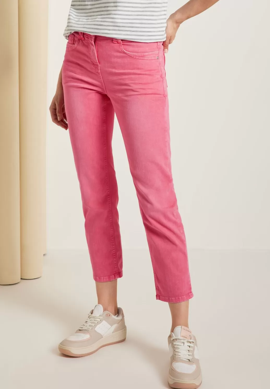 Street One Slim Fit Coloured Jeans^Damen 7/8 Jeans