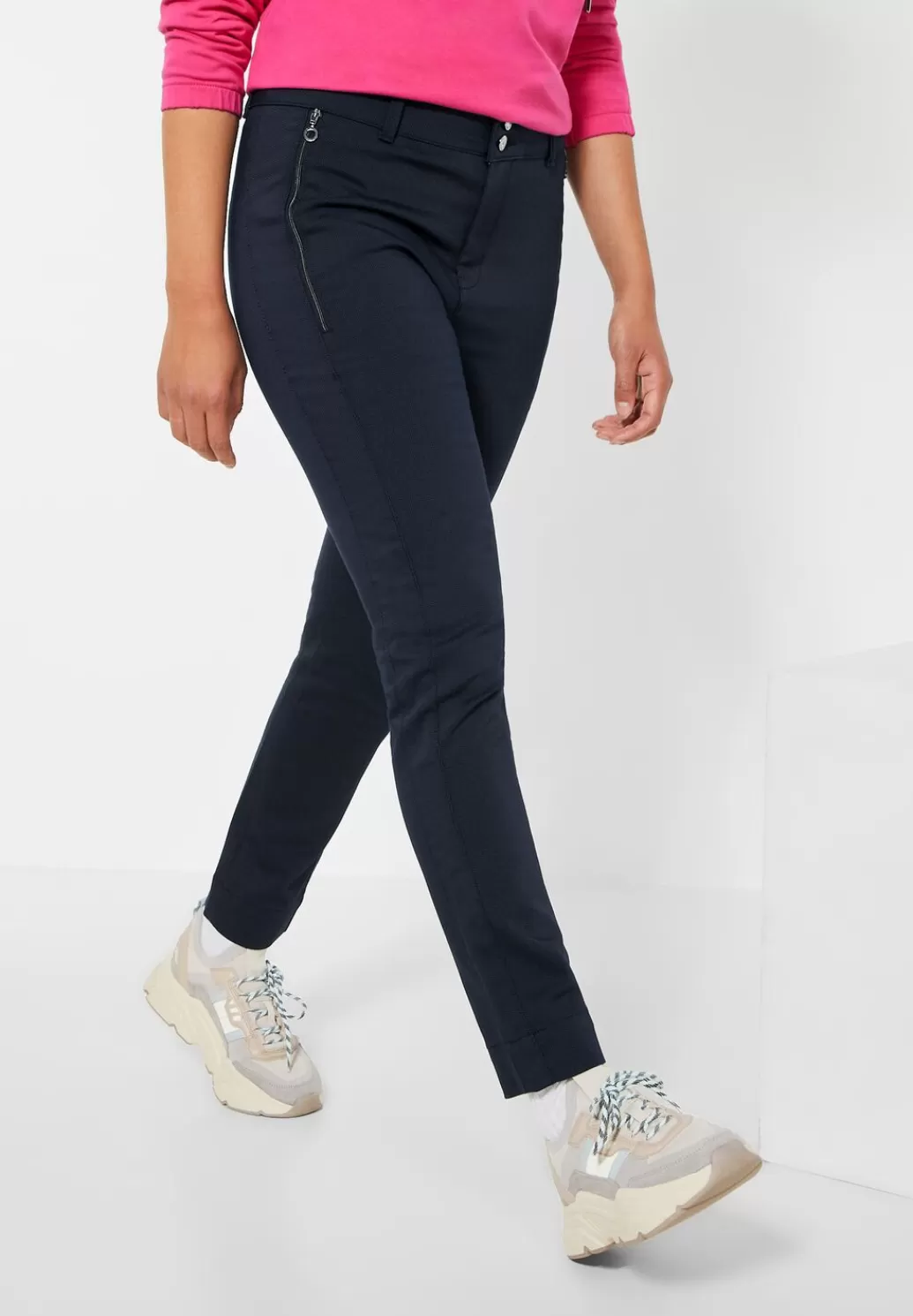 Street One Slim Fit Hose In Unifarbe^Damen Lange Hosen