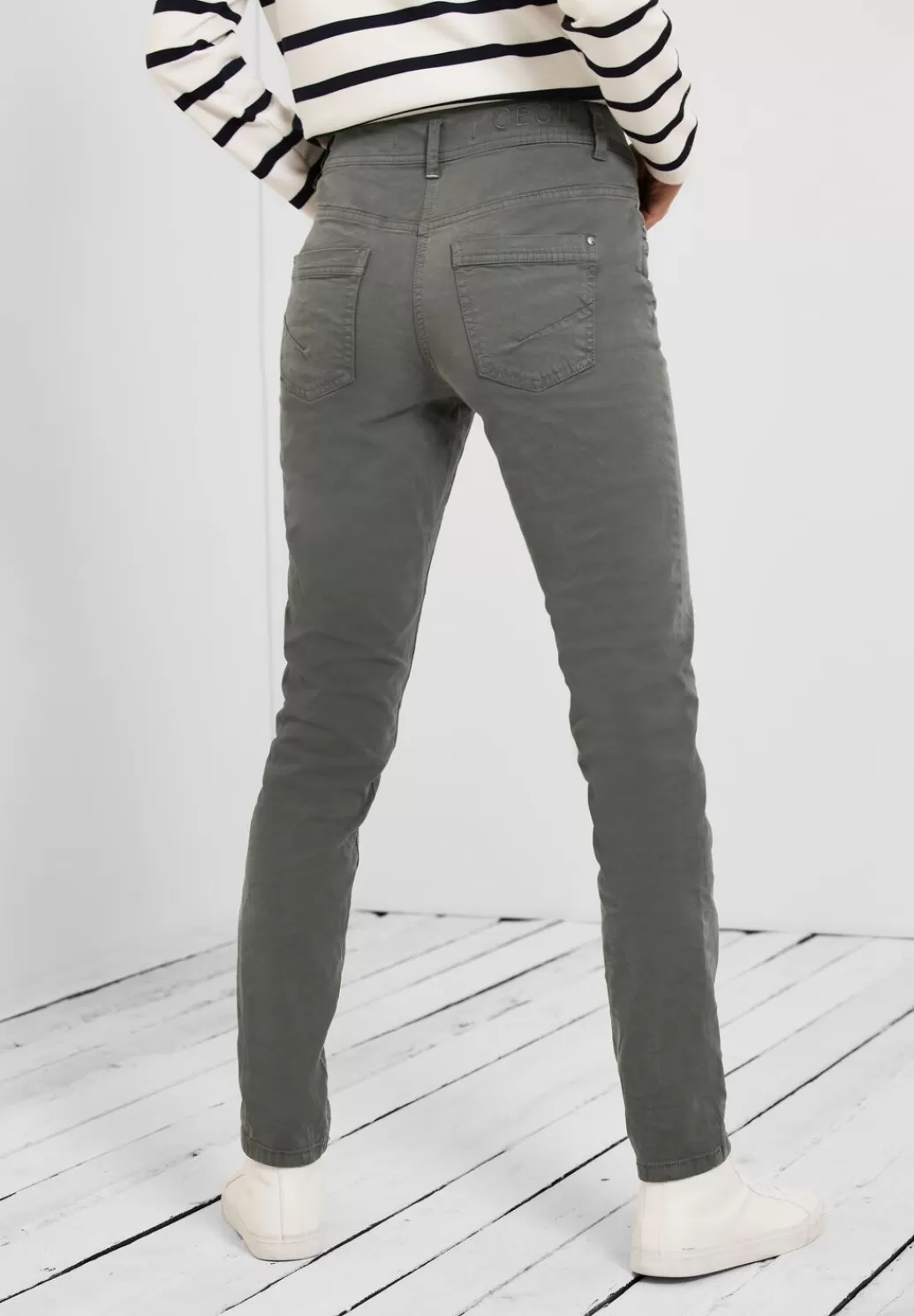 Street One Slim Fit Hose In Unifarbe^Damen Lange Hosen