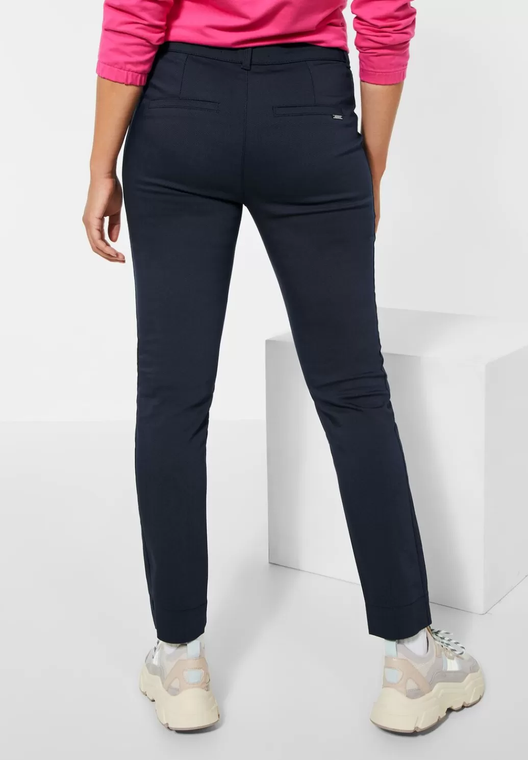 Street One Slim Fit Hose In Unifarbe^Damen Lange Hosen