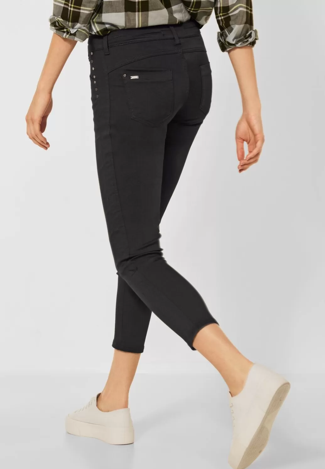 Street One Slim Fit Hose Mit Nieten^Damen Lange Hosen