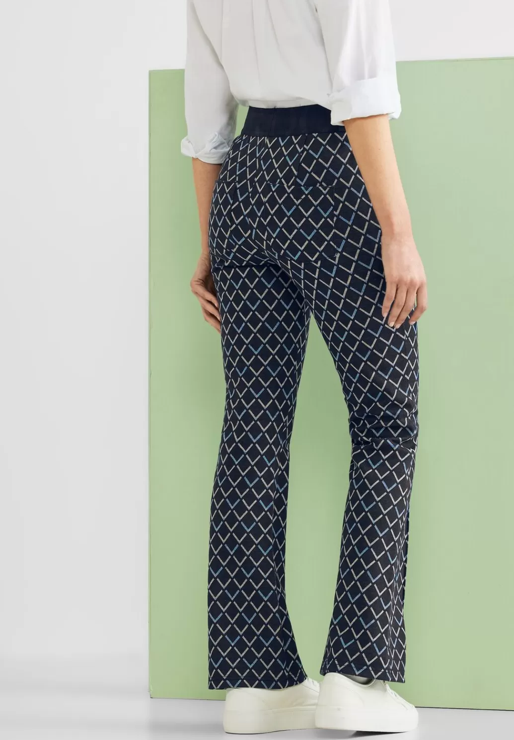 Street One Slim Fit Hose Mit Print^Damen Lange Hosen