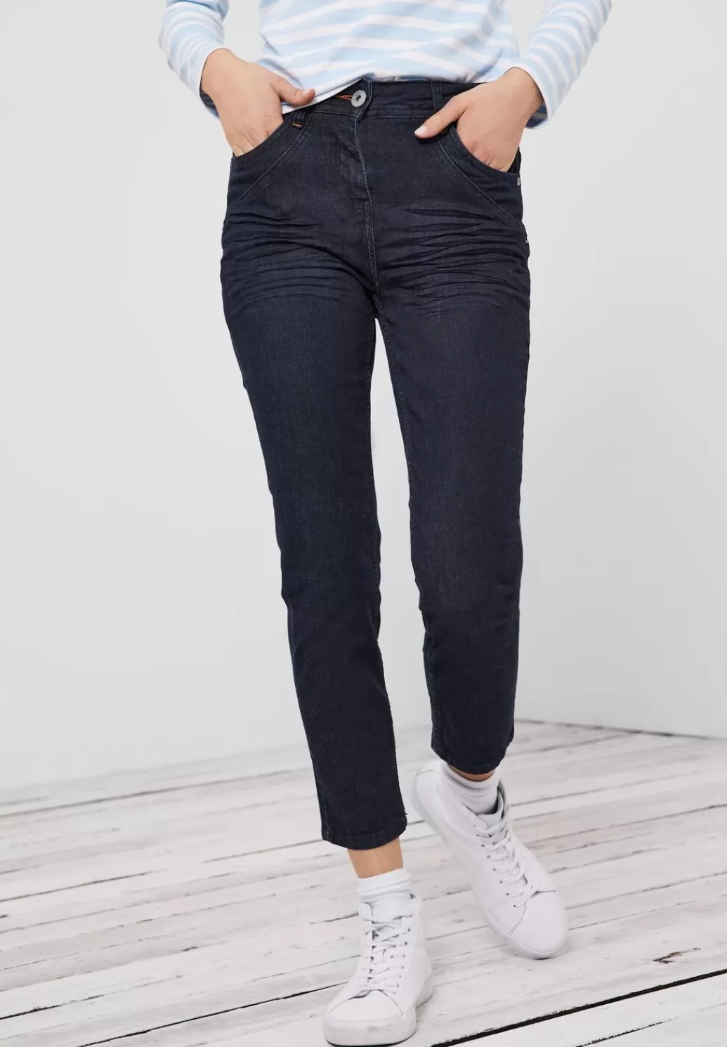 Street One Slim Fit In Inch 26^Damen 7/8 Jeans