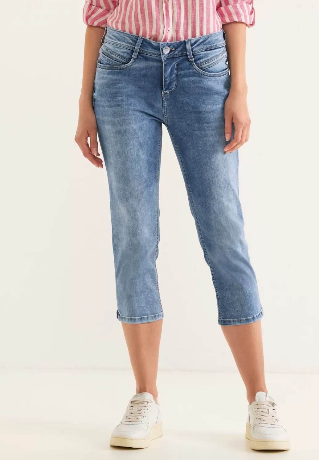 Street One Slim Fit Jeans^Damen 3/4 Jeans