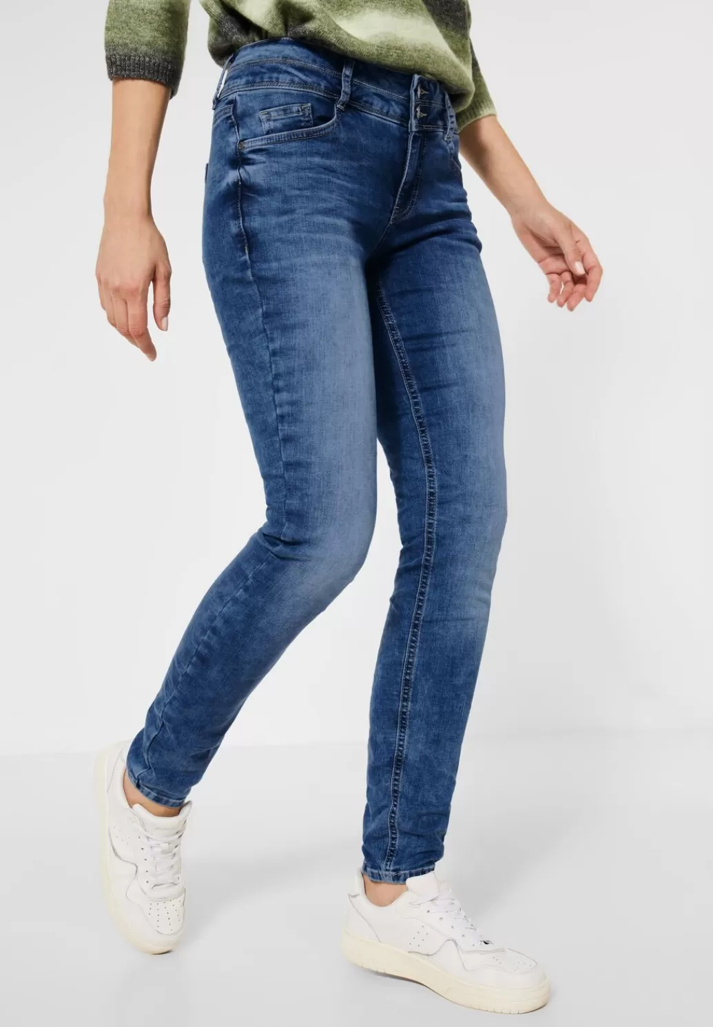 Street One Slim Fit Jeans^Damen Lange Jeans