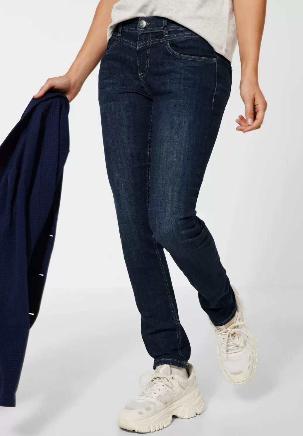 Street One Slim Fit Jeans^Damen Lange Jeans