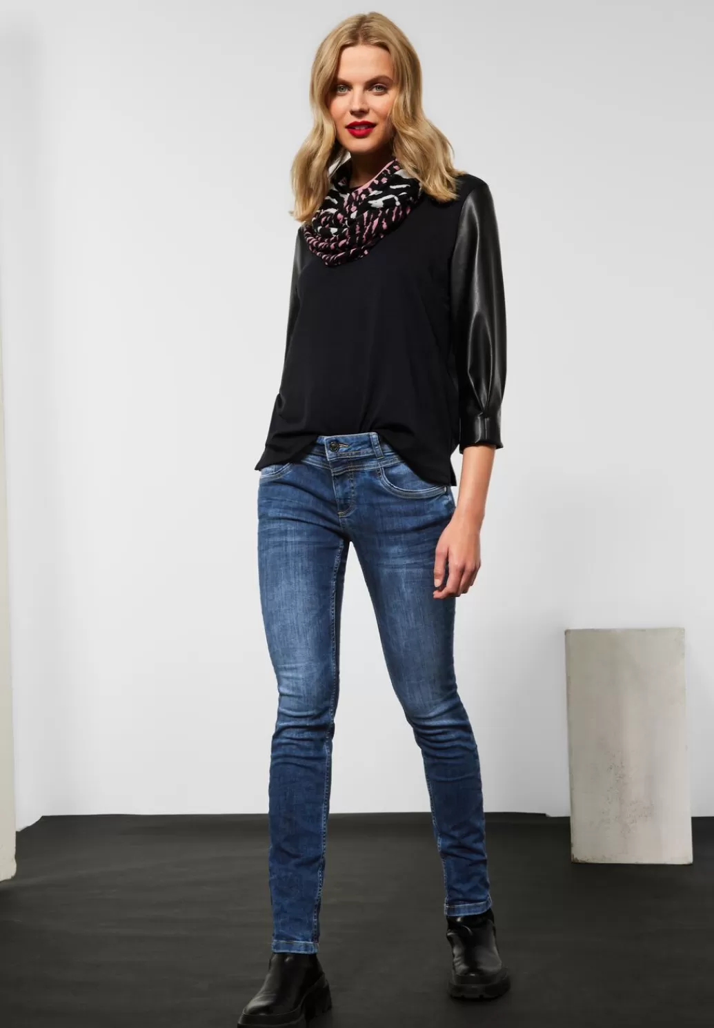 Street One Slim Fit Jeans^Damen Lange Jeans