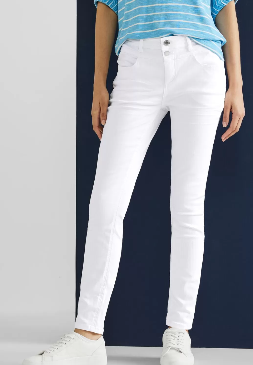 Street One Slim Fit Jeans^Damen Lange Jeans