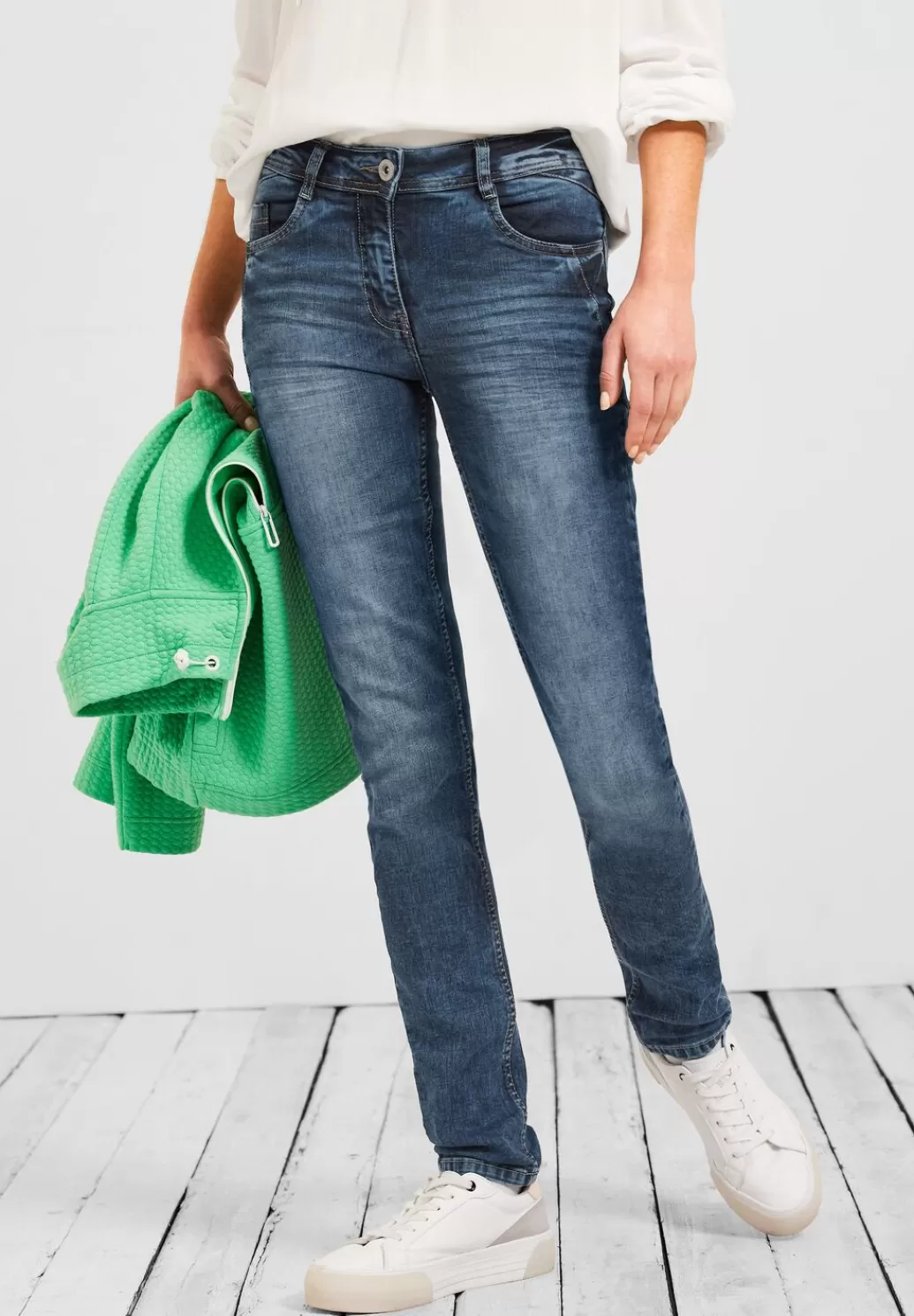 Street One Slim Fit Jeans^Damen Lange Jeans