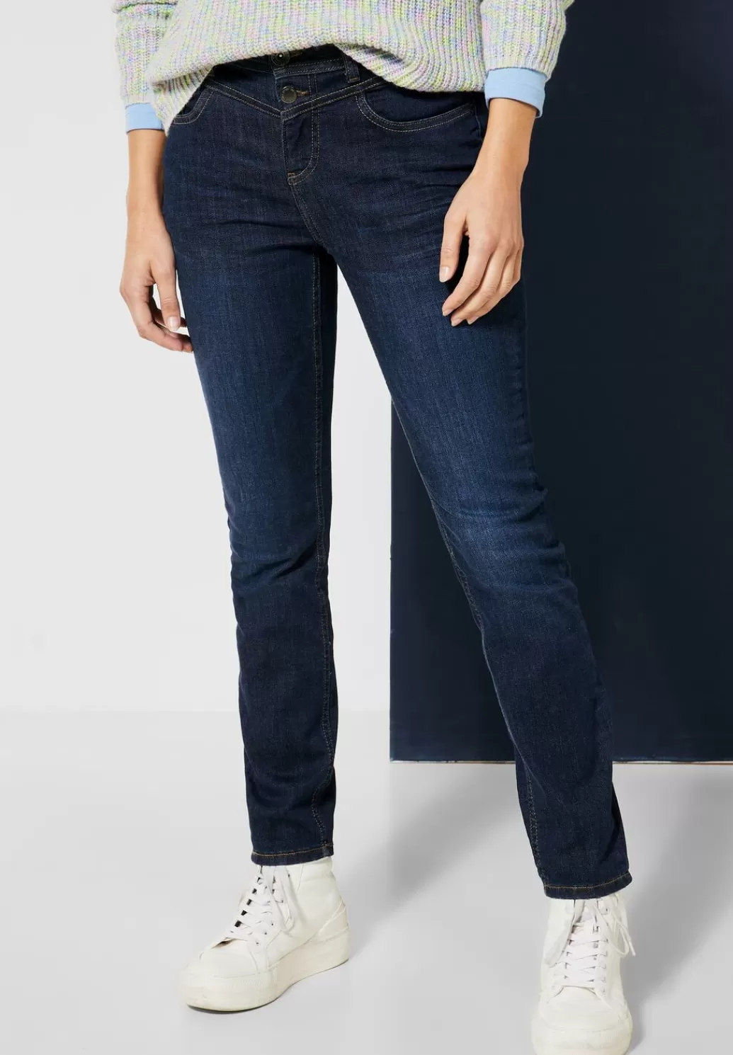 Street One Slim Fit Jeans^Damen Lange Jeans