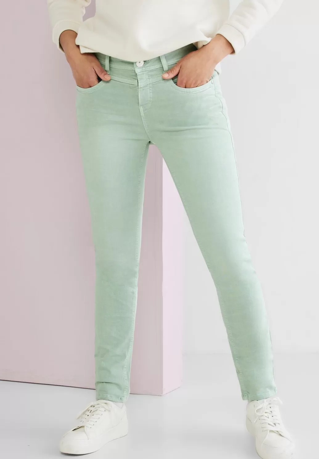 Street One Slim Fit Jeans^Damen Lange Jeans