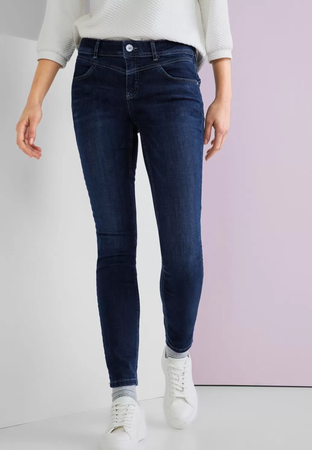 Street One Slim Fit Jeans^Damen Lange Jeans