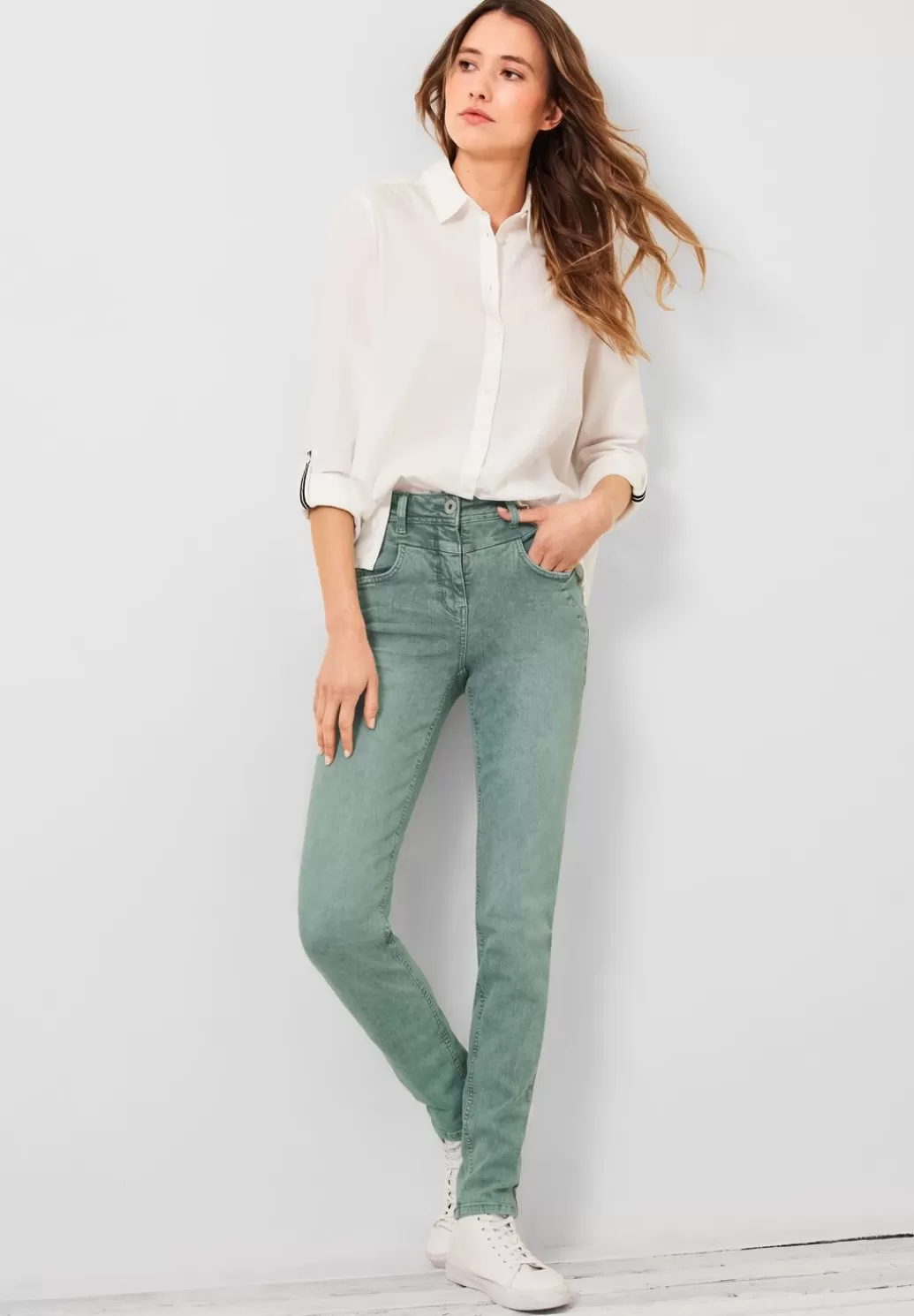 Street One Slim Fit Jeans^Damen Lange Jeans