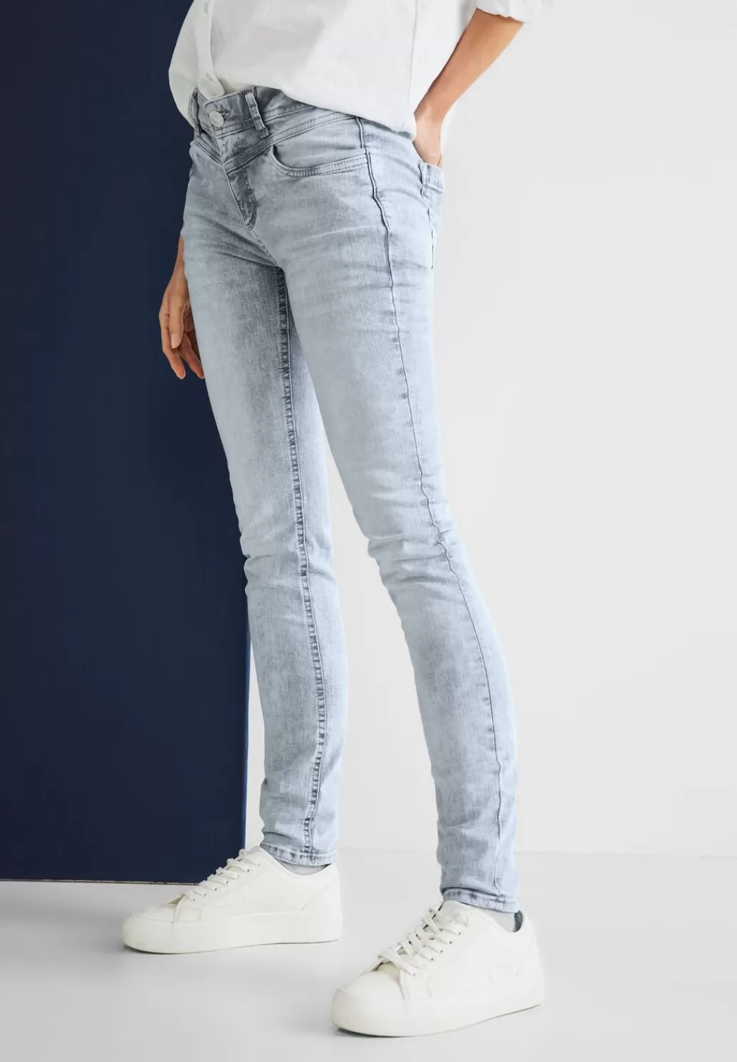 Street One Slim Fit Jeans^Damen Lange Jeans