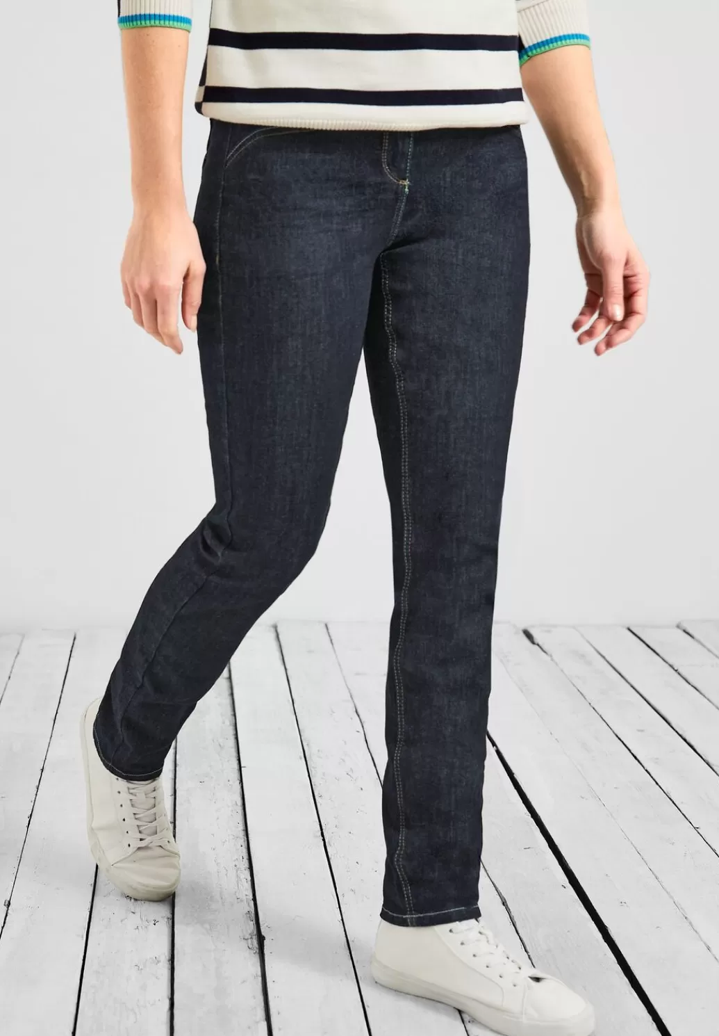 Street One Slim Fit Jeans^Damen Lange Jeans