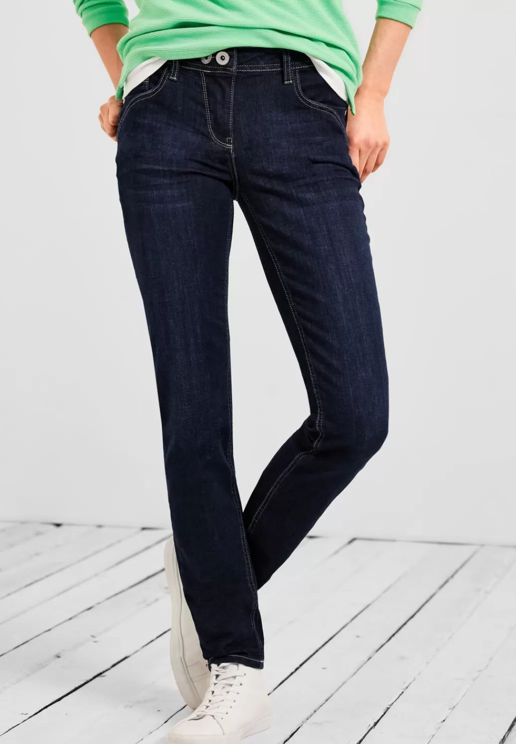 Street One Slim Fit Jeans^Damen Lange Jeans