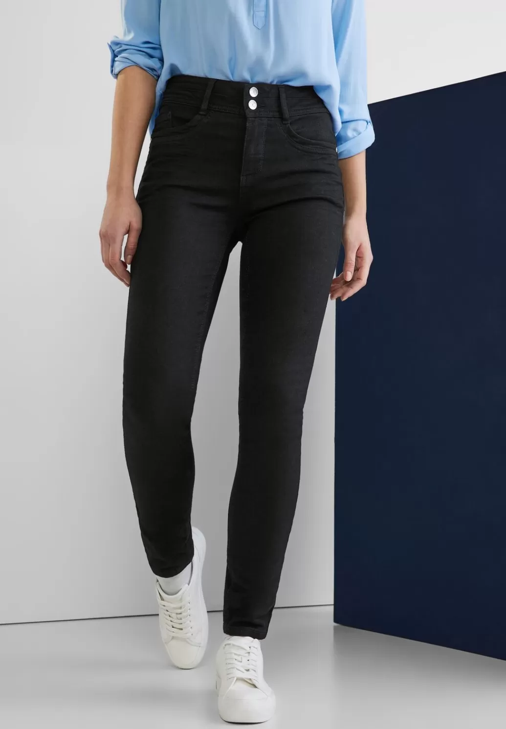 Street One Slim Fit Jeans^Damen Lange Jeans