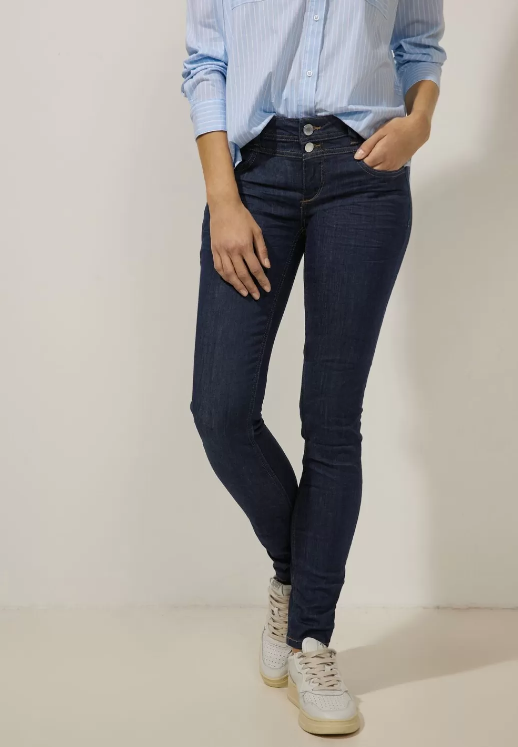 Street One Slim Fit Jeans^Damen Lange Jeans