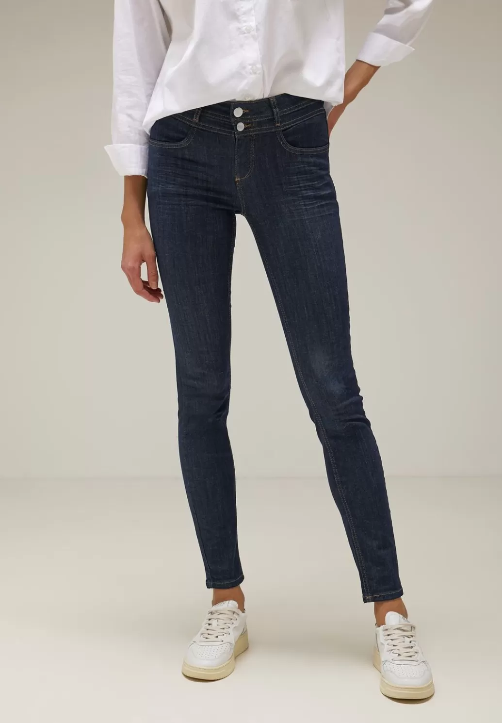 Street One Slim Fit Jeans^Damen Lange Jeans