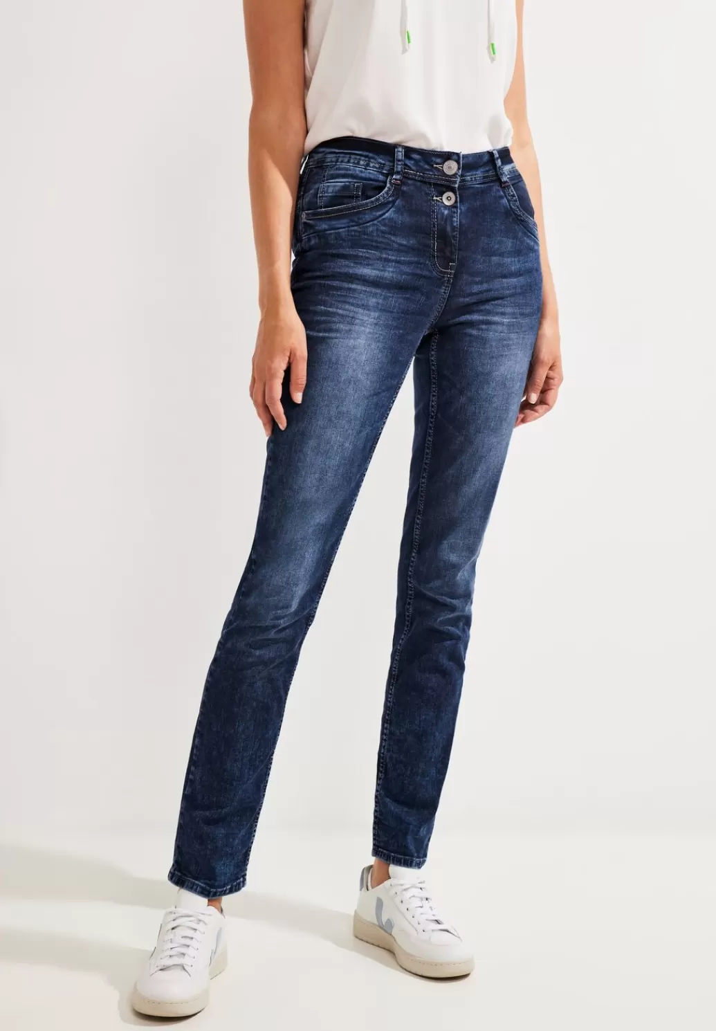 Street One Slim Fit Jeans^Damen Lange Jeans