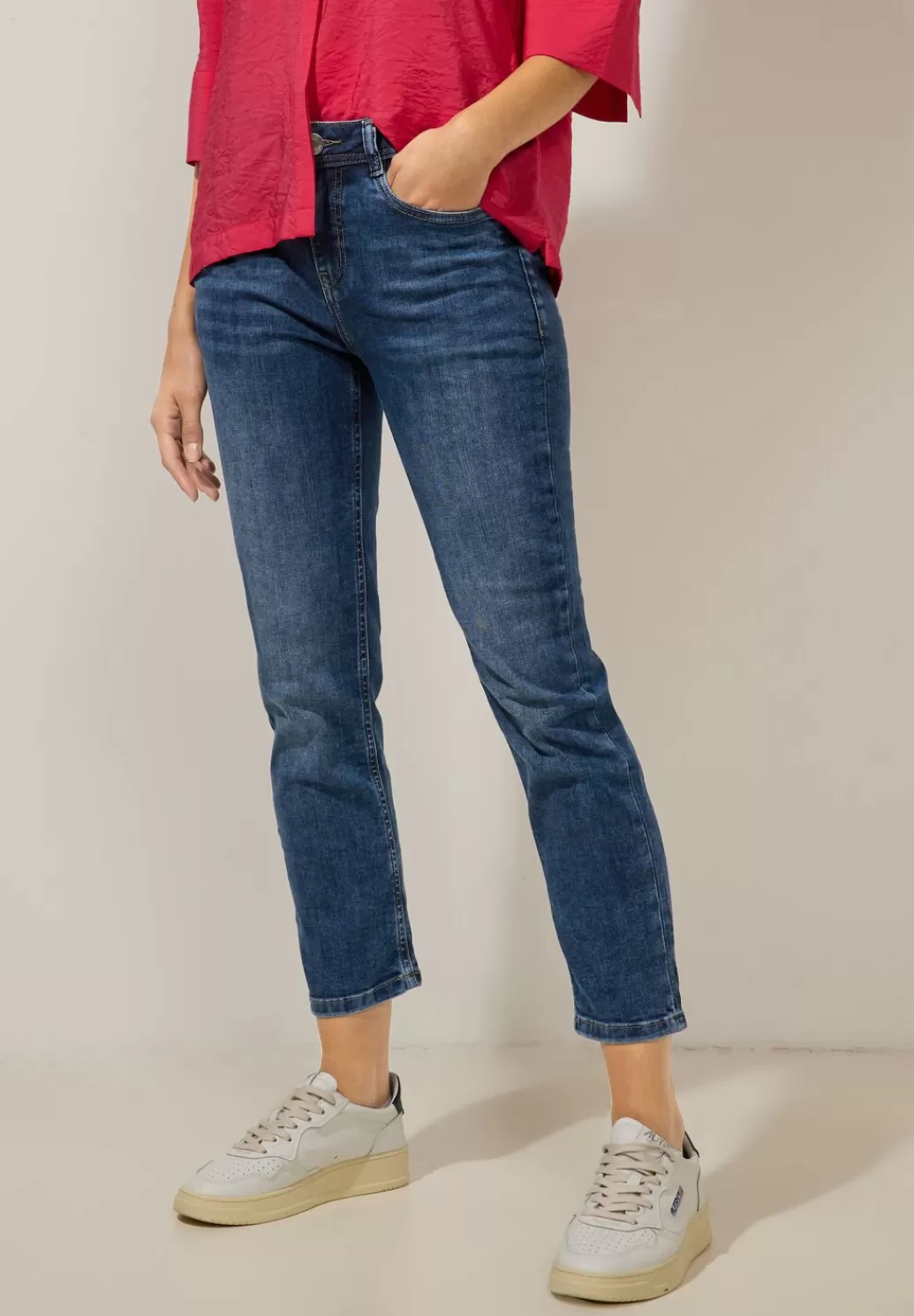 Street One Slim Fit Jeans^Damen Lange Jeans