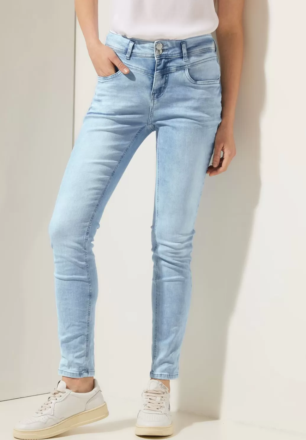 Street One Slim Fit Jeans^Damen Lange Jeans