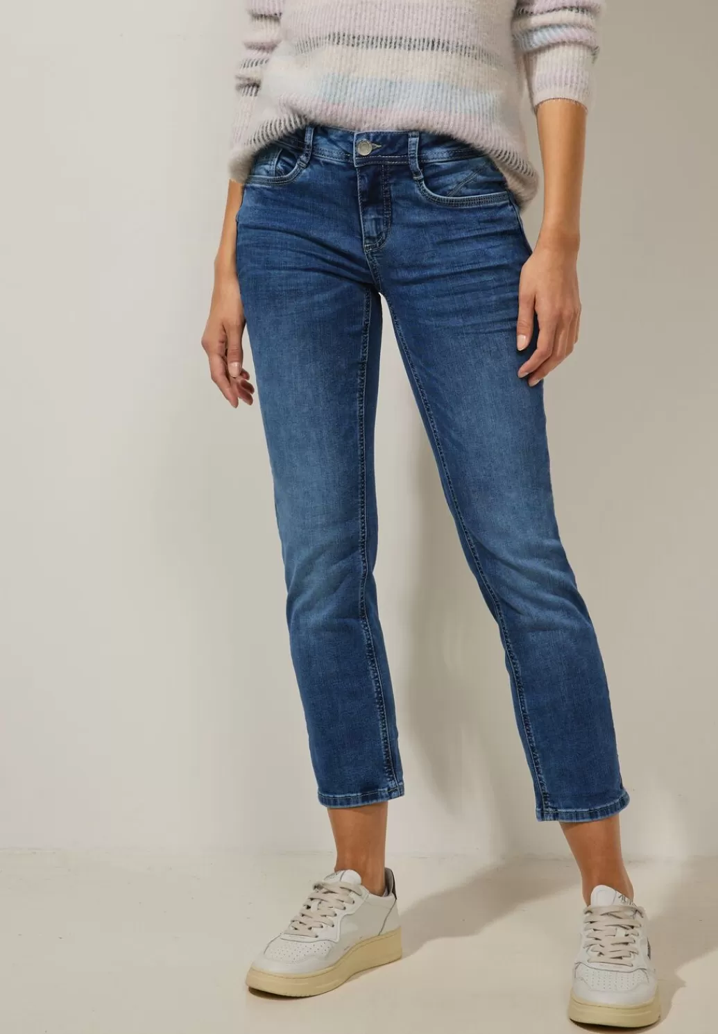 Street One Slim Fit Jeans^Damen Lange Jeans