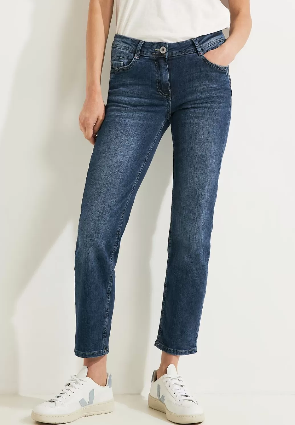 Street One Slim Fit Jeans^Damen Lange Jeans