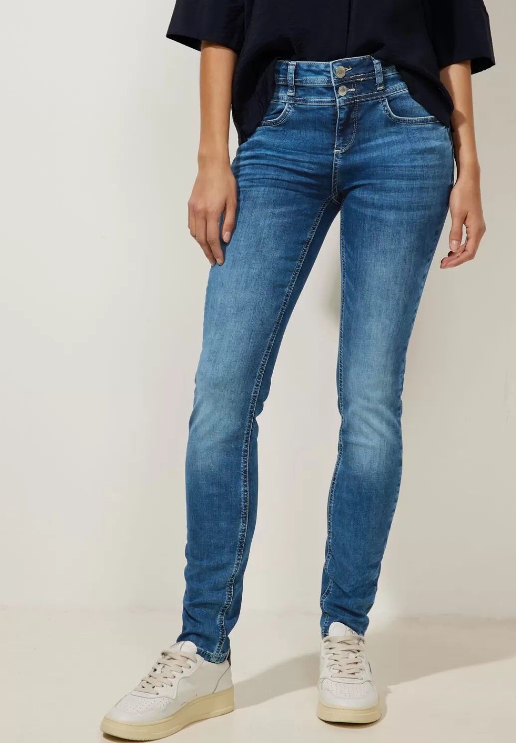 Street One Slim Fit Jeans^Damen Lange Jeans