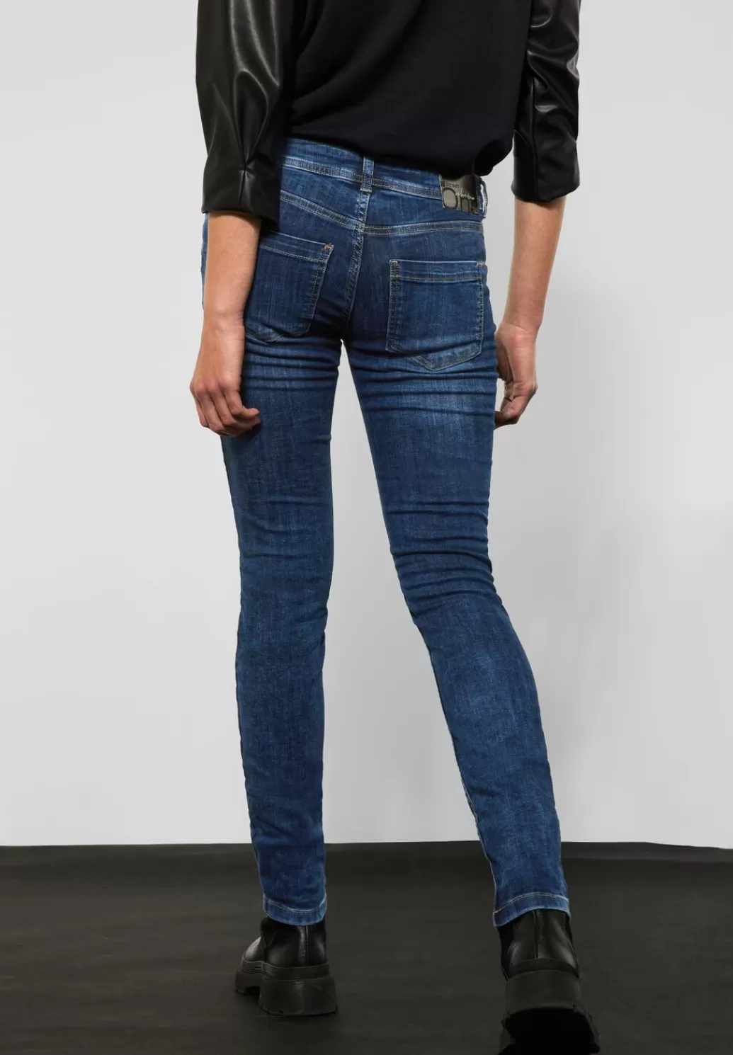 Street One Slim Fit Jeans^Damen Lange Jeans