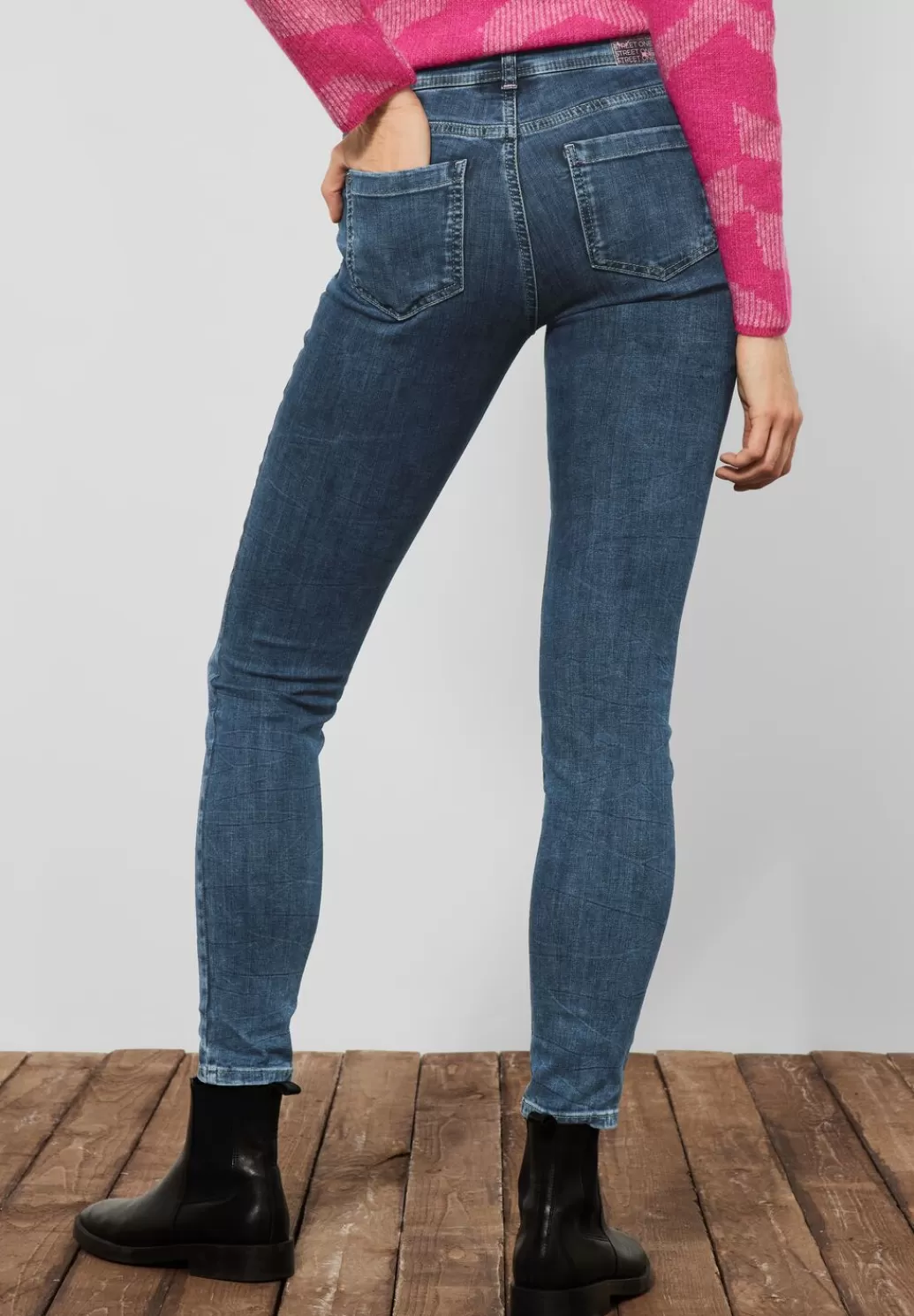 Street One Slim Fit Jeans^Damen Lange Jeans