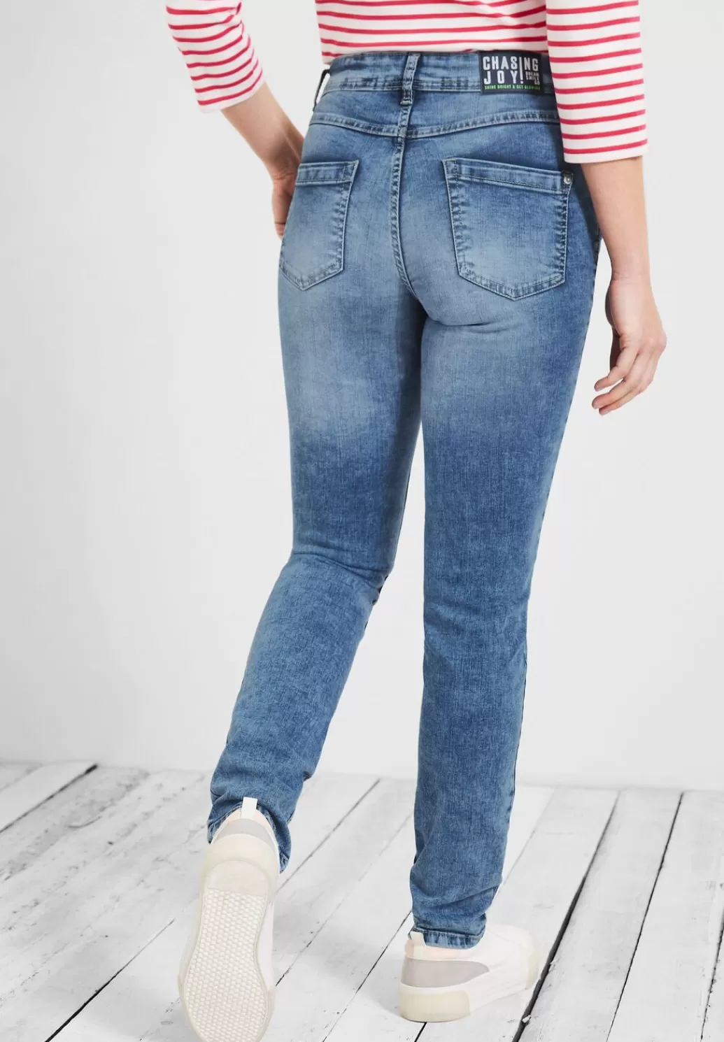 Street One Slim Fit Jeans^Damen Lange Jeans