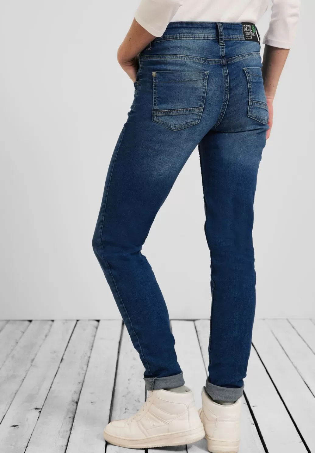 Street One Slim Fit Jeans^Damen Lange Jeans