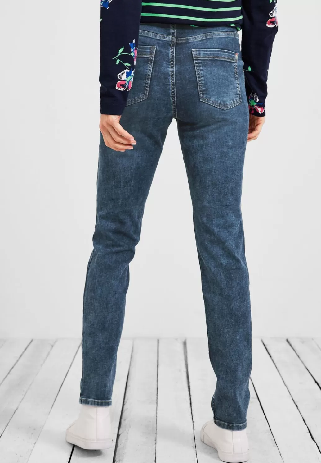 Street One Slim Fit Jeans^Damen Lange Jeans