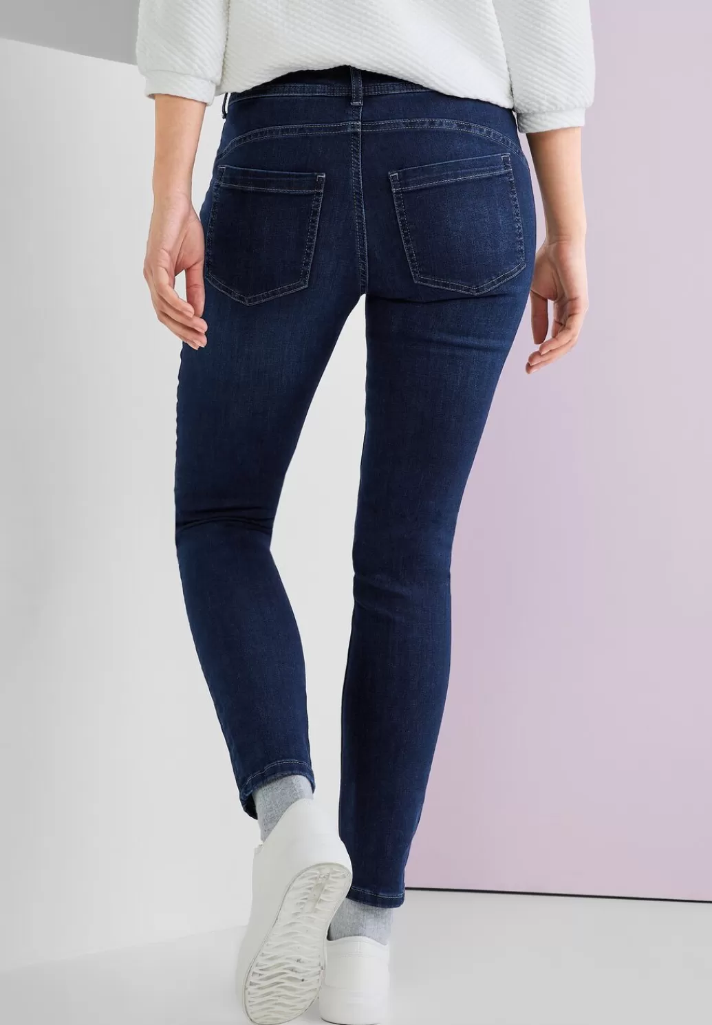 Street One Slim Fit Jeans^Damen Lange Jeans