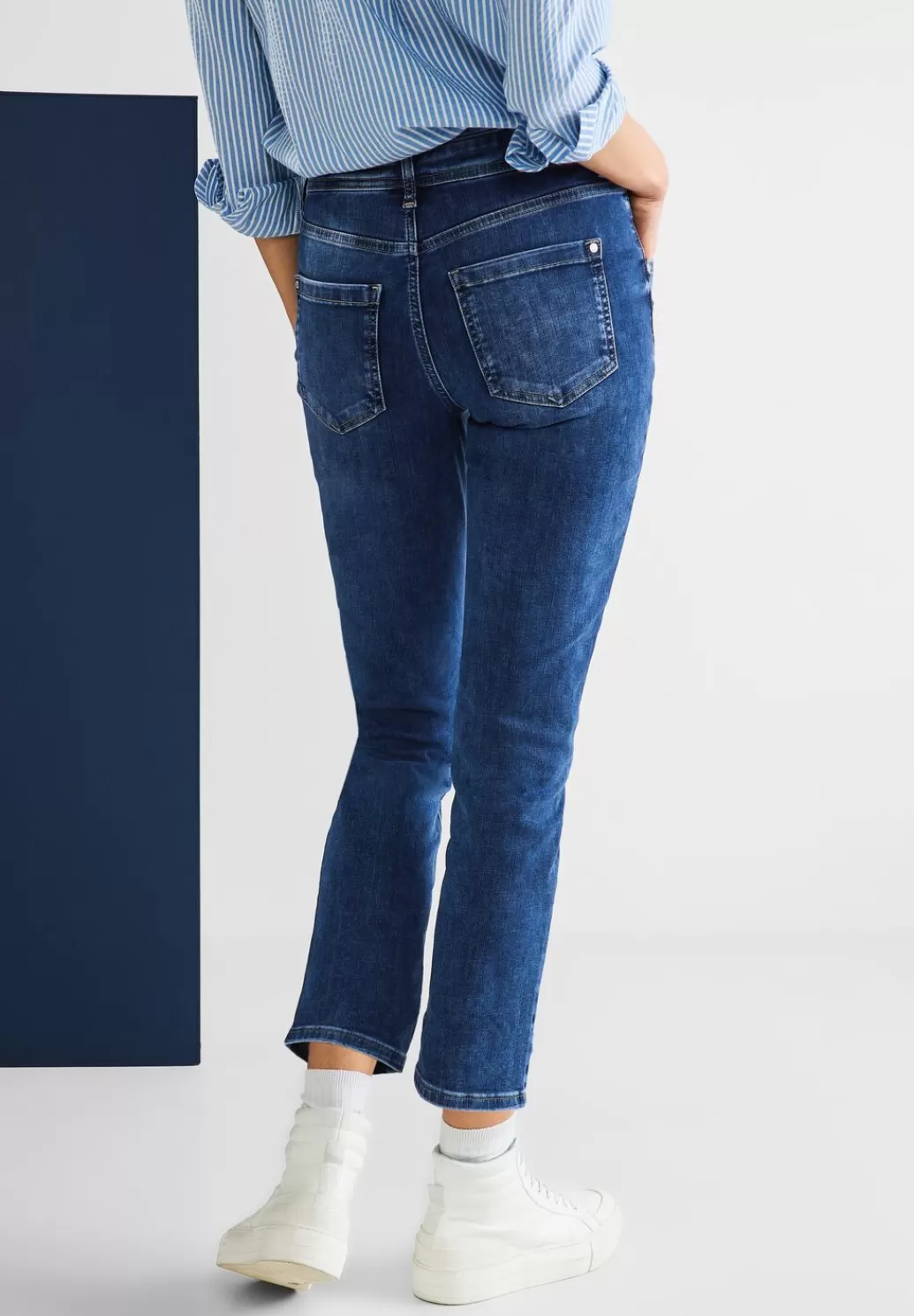 Street One Slim Fit Jeans^Damen Lange Jeans