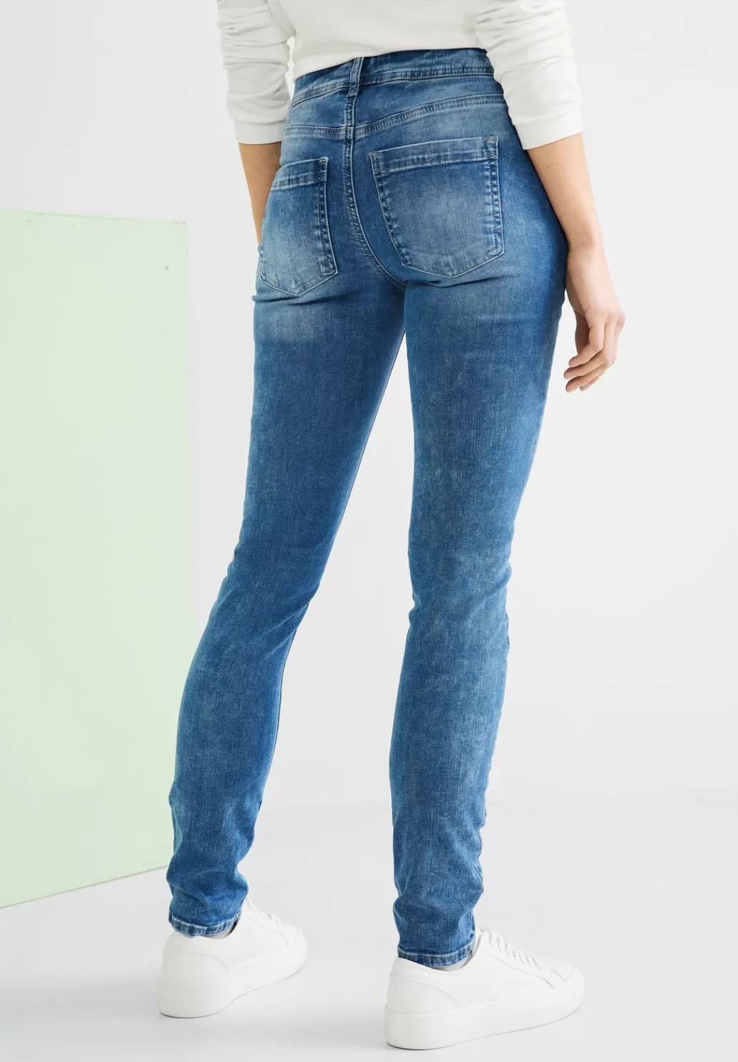 Street One Slim Fit Jeans^Damen Lange Jeans