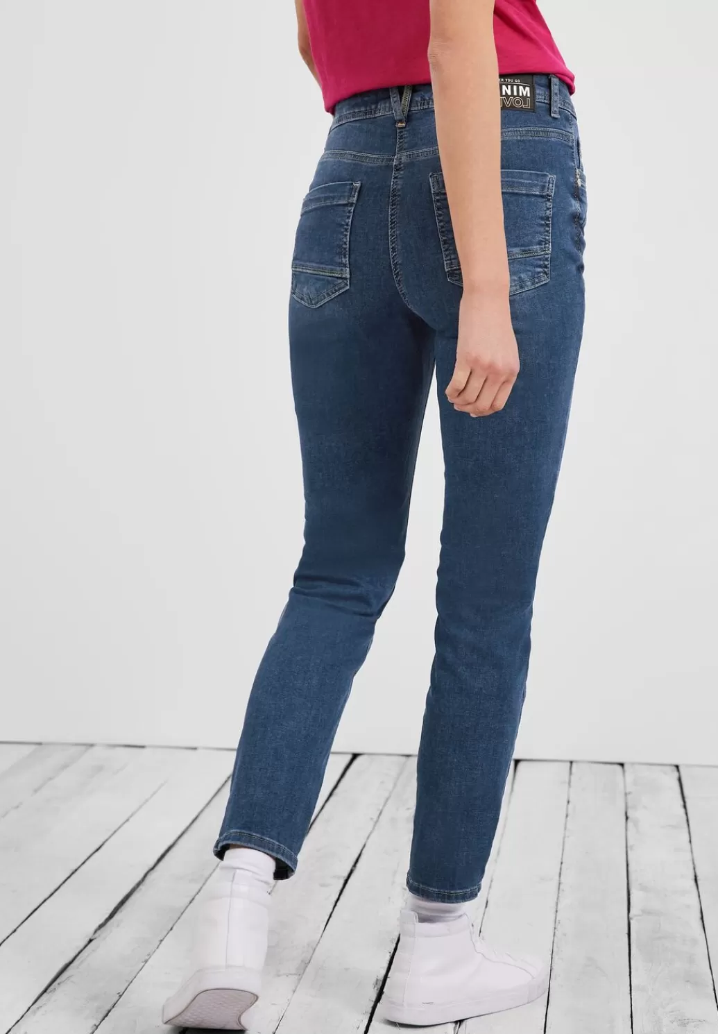 Street One Slim Fit Jeans^Damen Lange Jeans