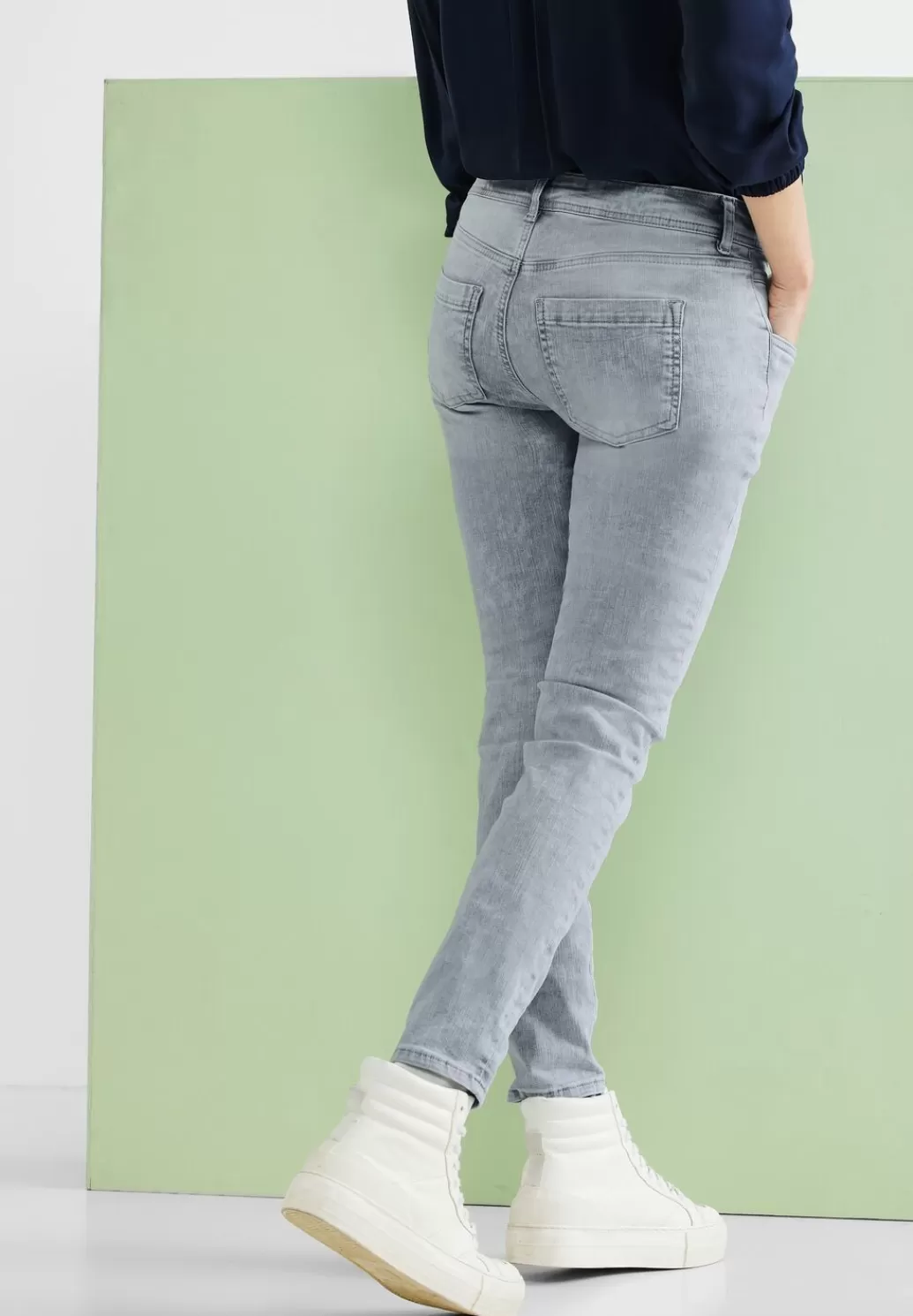 Street One Slim Fit Jeans^Damen Lange Jeans