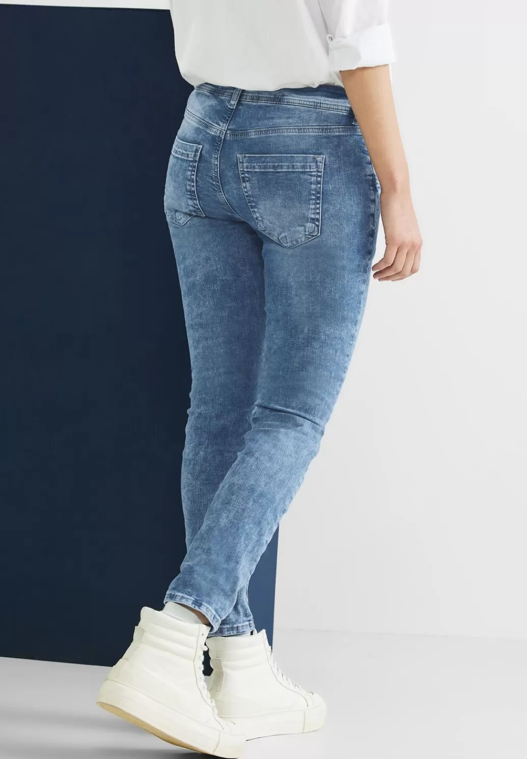 Street One Slim Fit Jeans^Damen Lange Jeans