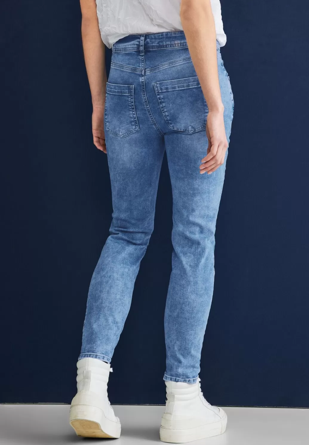 Street One Slim Fit Jeans^Damen Lange Jeans