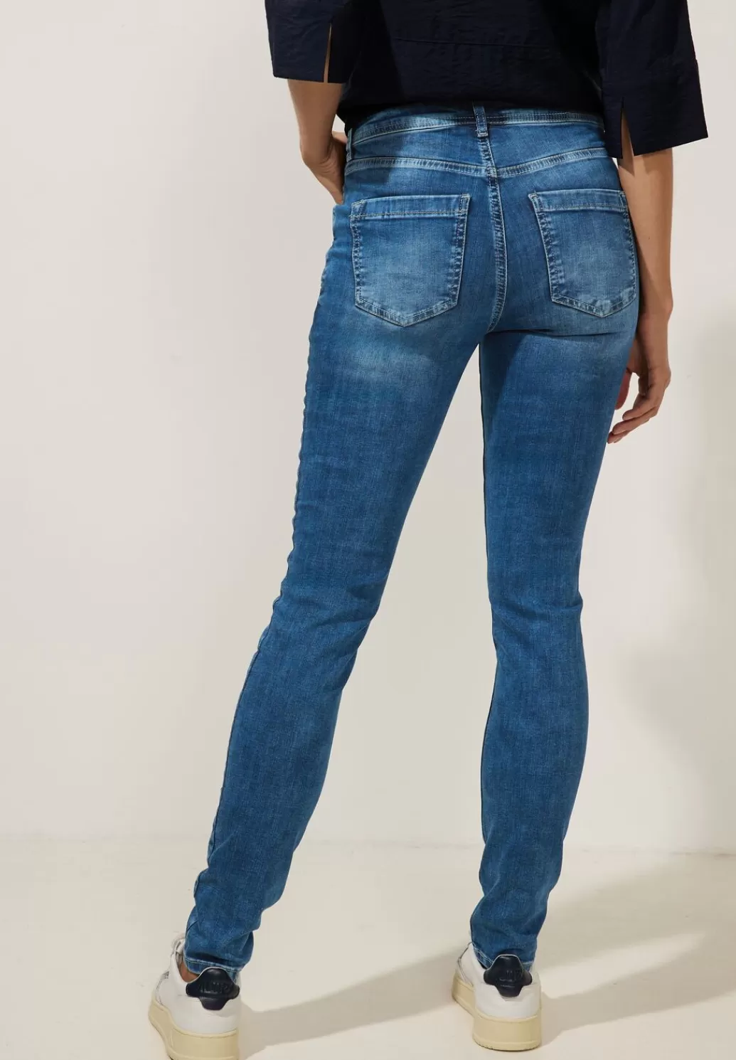 Street One Slim Fit Jeans^Damen Lange Jeans