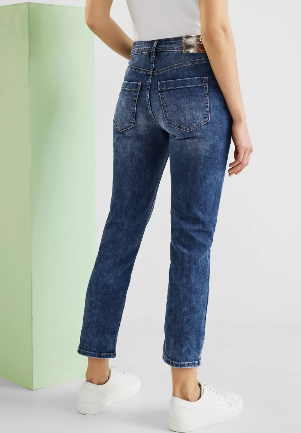 Street One Slim Fit Jeans^Damen Lange Jeans