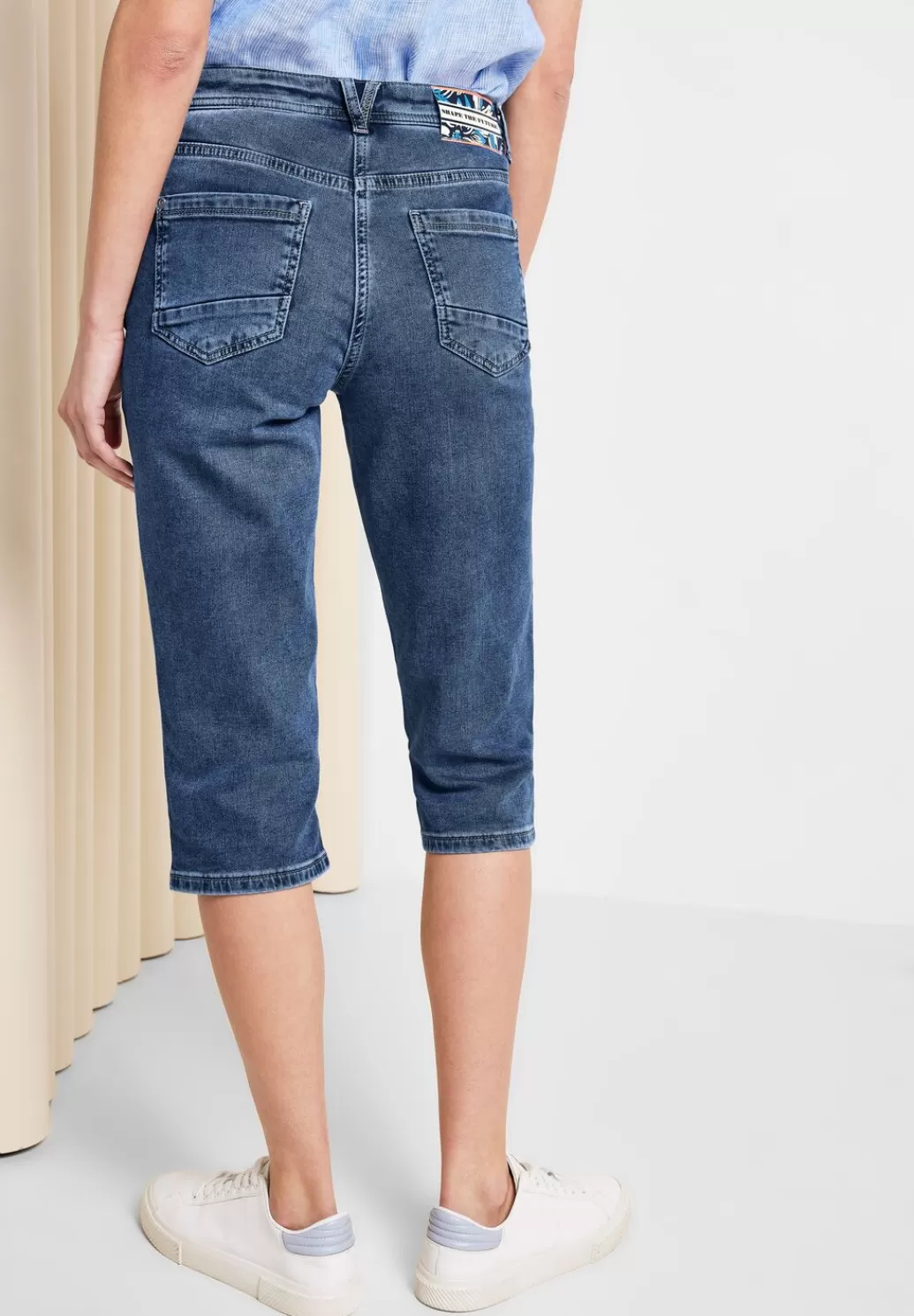 Street One Slim Fit Jeans Caprihose^Damen 3/4 Jeans