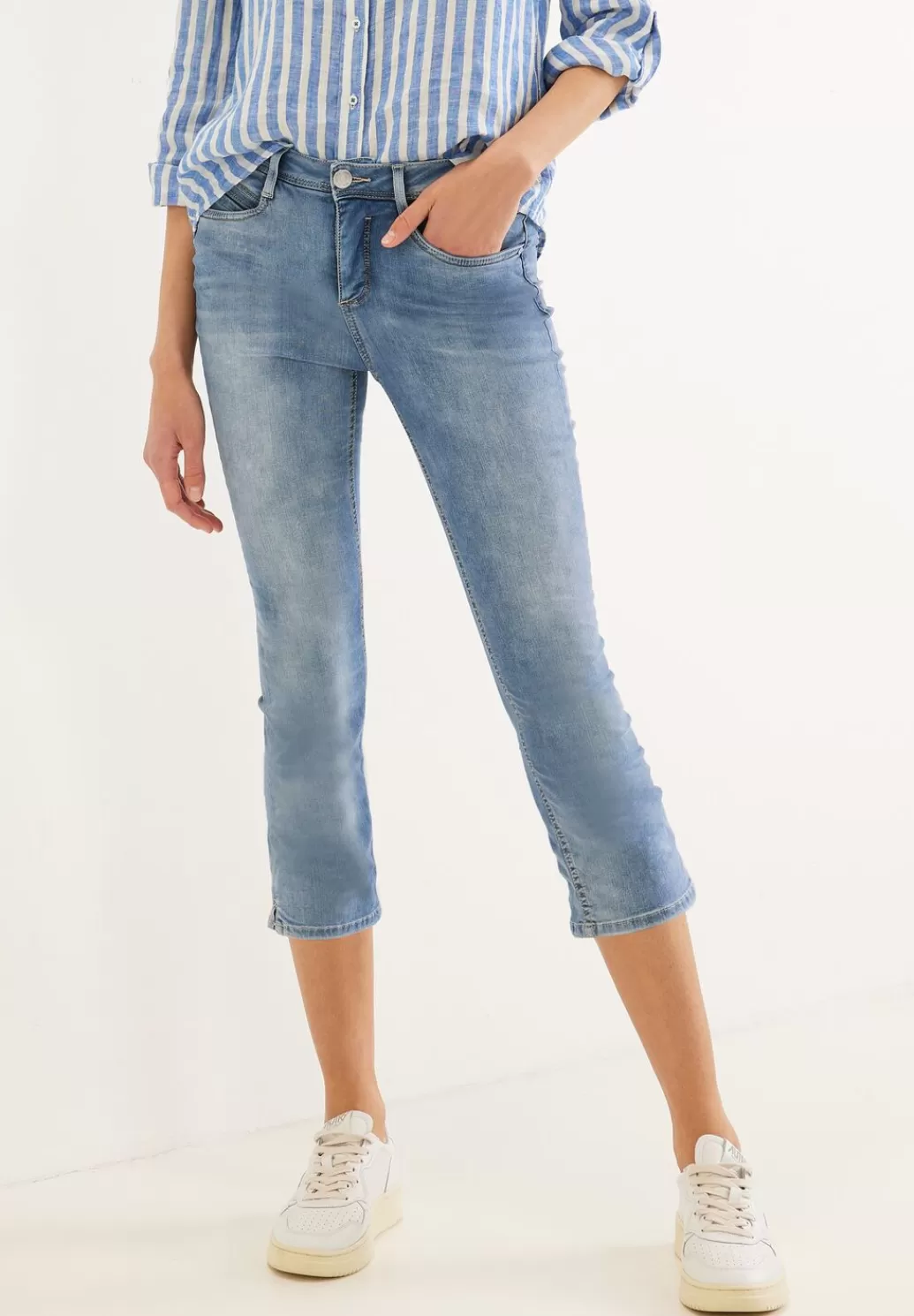 Street One Slim Fit Jeans In 3/4^Damen 3/4 Jeans