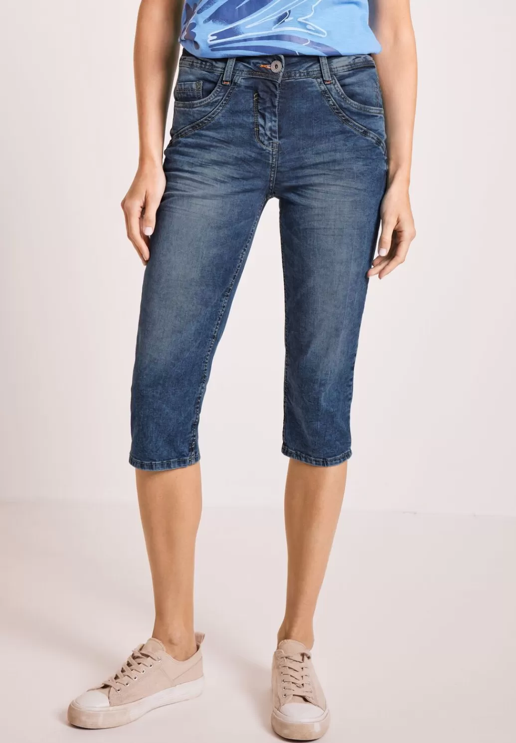 Street One Slim Fit Jeans In 3/4-Lange^Damen 3/4 Jeans